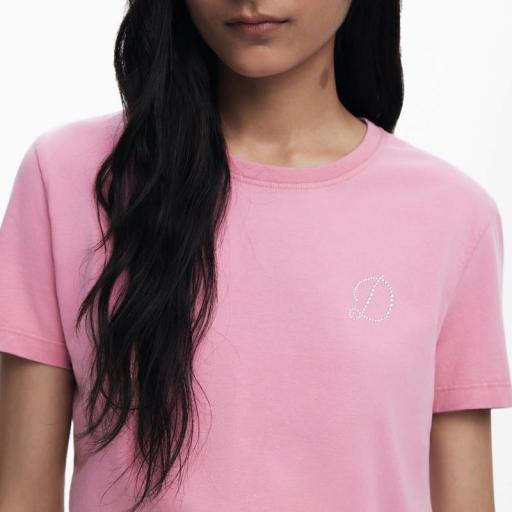 Desigual camiseta amber rosa 25WWTK07 [1]