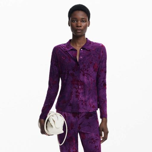 Desigual Camiseta Abotonada Alina 25WWTK293028