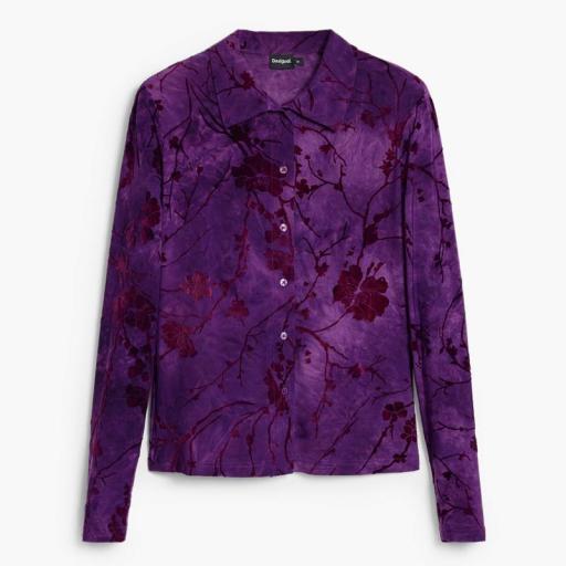 Desigual Camiseta Abotonada Alina 25WWTK293028 [4]