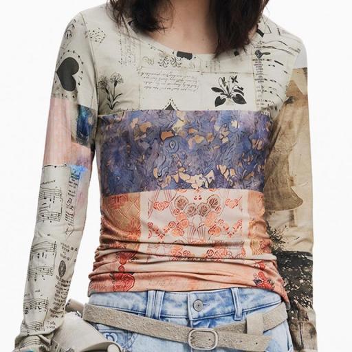 Desigual Camiseta Limbani 25WWTK33 [4]