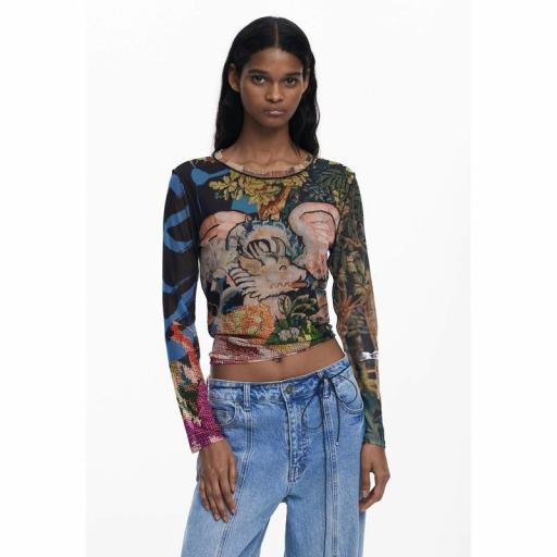 Desigual Camiseta Dragon Lacroix 25WWTK39 5028 [0]