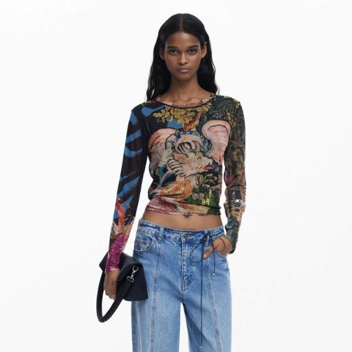 Desigual Camiseta Dragon Lacroix 25WWTK39 5028 [1]