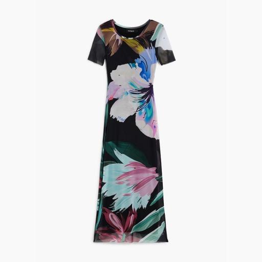 Desigual Vestido Bernadette Flores Acuarelas 25WWVK192000 [4]