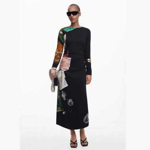Desigual Vestido Patch Fiona 25WWVW08 2000 [0]