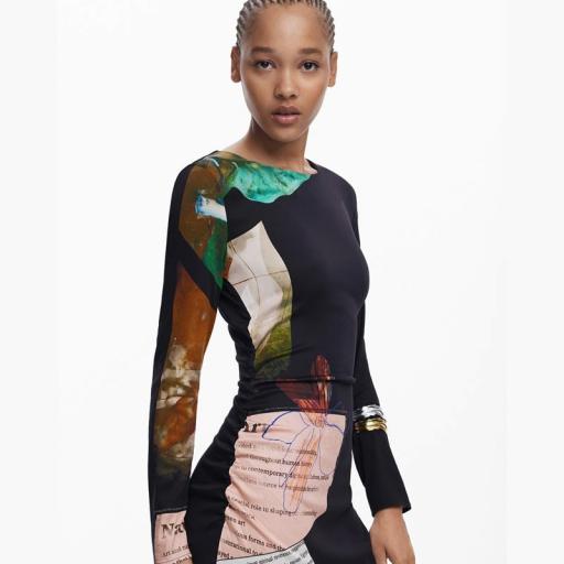 Desigual Vestido Patch Fiona 25WWVW08 2000 [4]