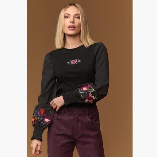 Minueto Black Boho Top 262071 [2]