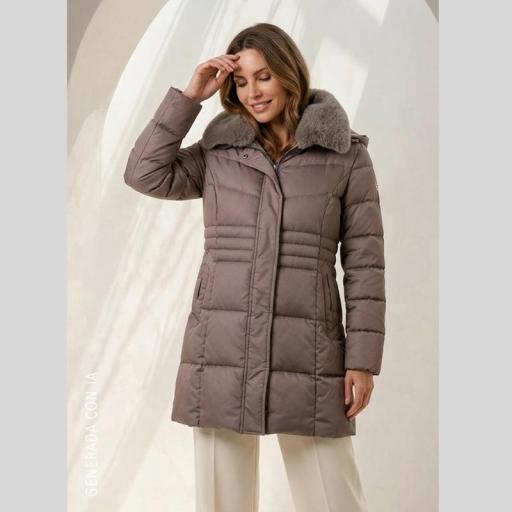 Roberto Bassi Parka Acolchada Faraday Visón 265712 [0]