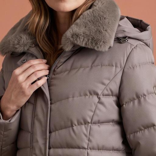 Roberto Bassi Parka Acolchada Faraday Visón 265712 [1]