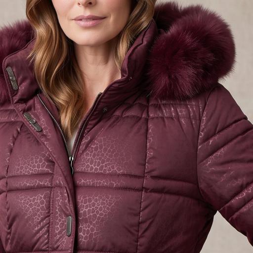 Roberto Bassi Parka Acolchada Flota Vino 265716 [1]