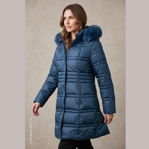 Roberto Bassi Parka Acolchada Flota Azul 265716