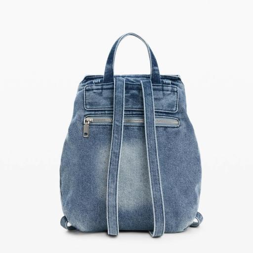 Desigual Mochila Denim Half Logo Luena Mini 26SAKD07 [3]