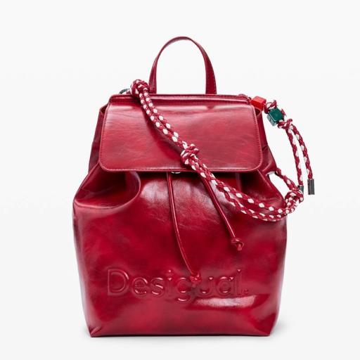 Desigual Mochila Half Logo Luena Mini Red 26SAKP203000