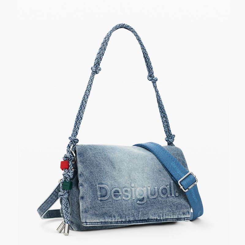 Desigual Bolso Half Logo Denim Venecia 26SAXD285005