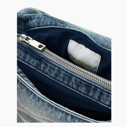 Desigual Bolso Half Logo Denim Venecia 26SAXD285005 [6]