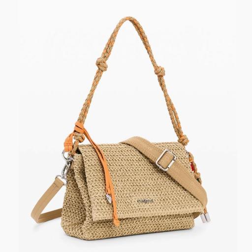 Desigual Bolso Half Logo Raffia Venecia 26SAXO031014 [0]