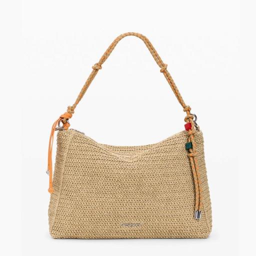 Desigual Bolso Half Logo Raffia Leiria 26SAXO041014 [0]