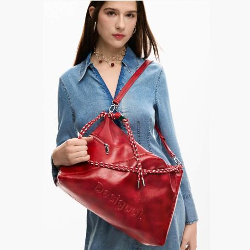 Desigual Bolso Half Logo Leiria Red 26SAXPA8 3000