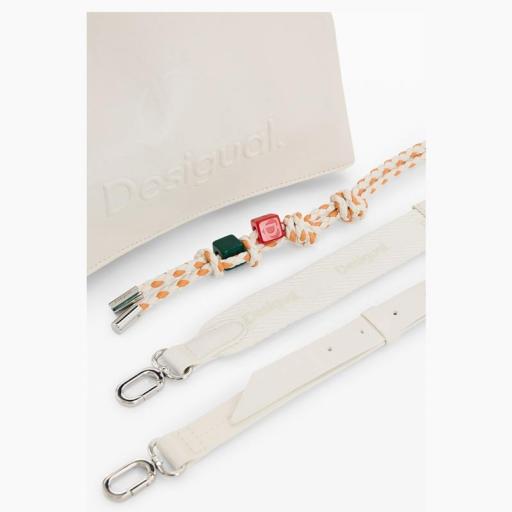 Desigual Bolso Half Logo Venecia Ecru 26SAXPAB1008 [3]