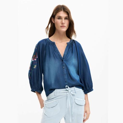 Desigual Blusa Chambre 26SWBW16 5055