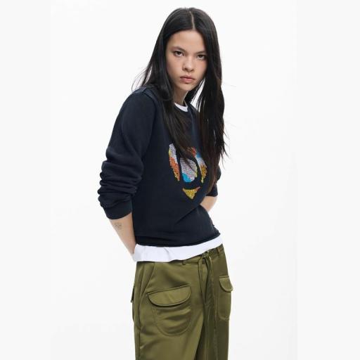Desigual Sudadera Logo Charlotte 26SWSK142014 [1]