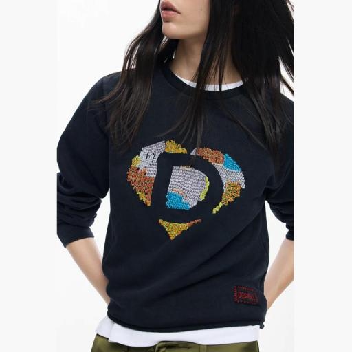 Desigual Sudadera Logo Charlotte 26SWSK142014 [4]