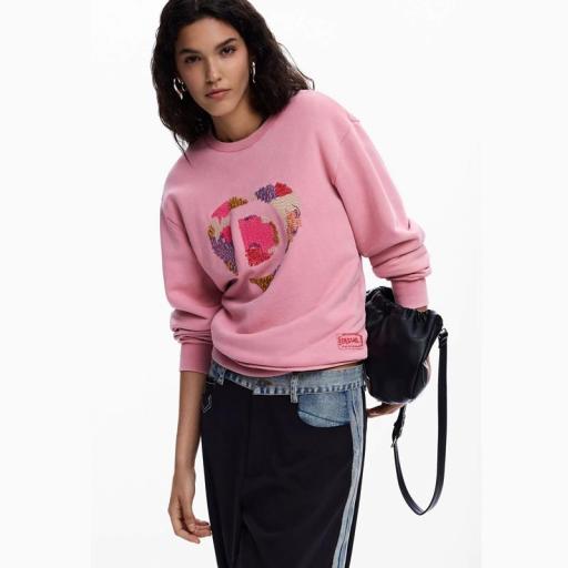 Desigual Sudadera Logo Charlotte 26SWSK14 [1]