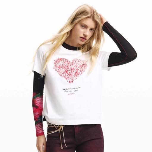Desigual Camiseta Cor 26SWTK061000