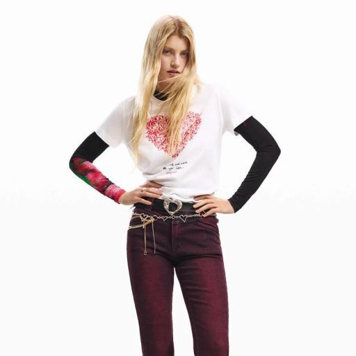 Desigual Camiseta Cor 26SWTK061000 [1]