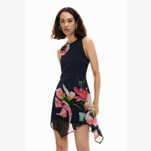 Desigual Vestido Nala Asimétrico 26SWVW46