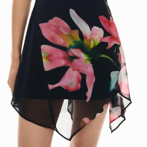 Desigual Vestido Nala Asimétrico 26SWVW46 [4]