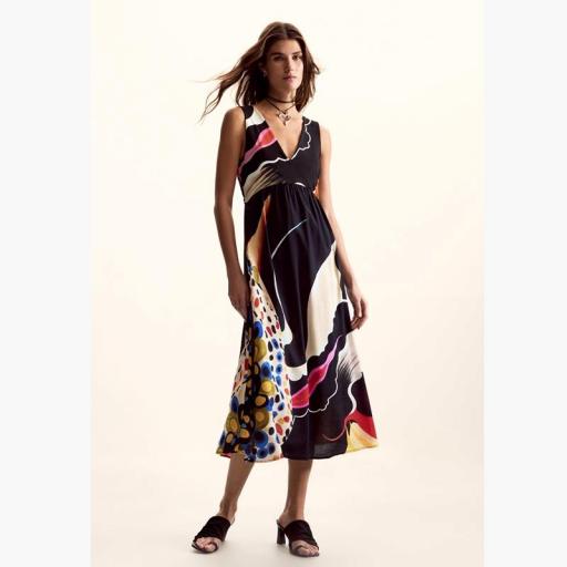 Desoigual Vestido Japan Opart Lacroix 26SWVW60