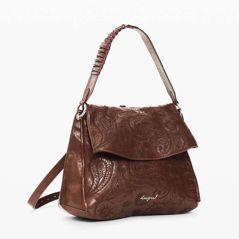 Desigual Mochila Efecto Piel Siroco Posadas Camel 26WAKP296011