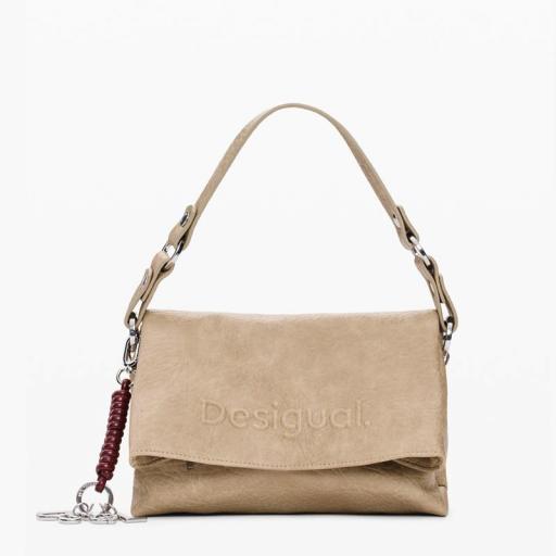 Desigual Bolso Half logo Venecia Beige 26WAXP511008 [7]