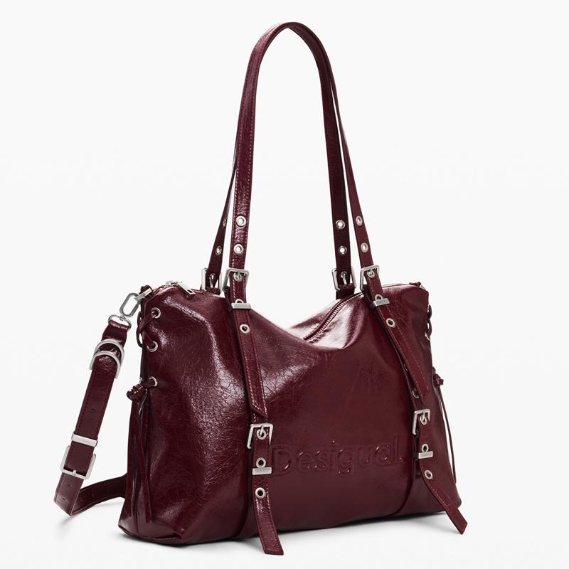 Desigual Bolso Half Logo Lanuza Granate 26WAXP553032
