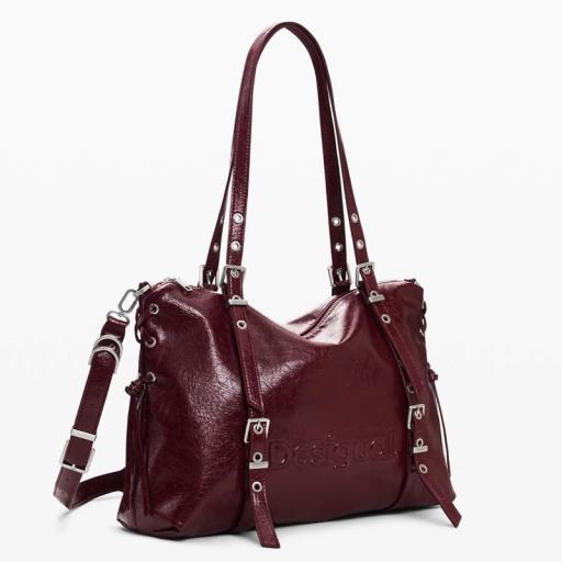 Desigual Bolso Half Logo Lanuza Granate 26WAXP553032 [0]