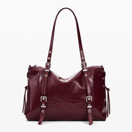Desigual Bolso Half Logo Lanuza Granate 26WAXP553032 [5]