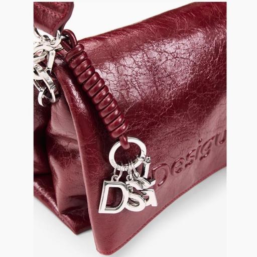 Desigual Bolso Half Logo Venecia Granate 26WAXP803032 [4]