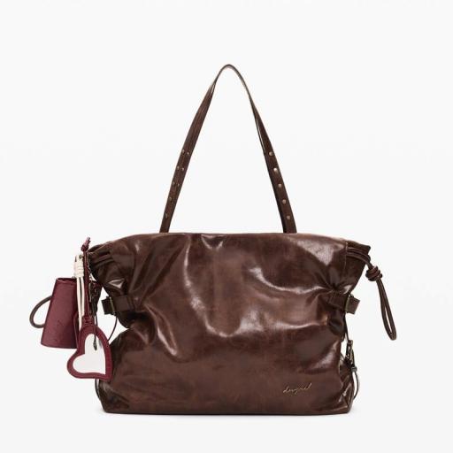 Desigual Bolso Galaxy Lifta 2.0 Choco 26WAXP936009