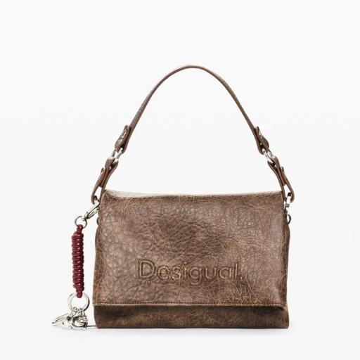 Desigual Bolso Half Logo Venecia Marrón 26WAXPAG6044 [6]