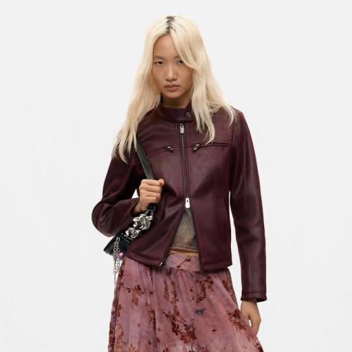 Desigual Chaqueta Bikercy Granate 26WWEW093099 [1]