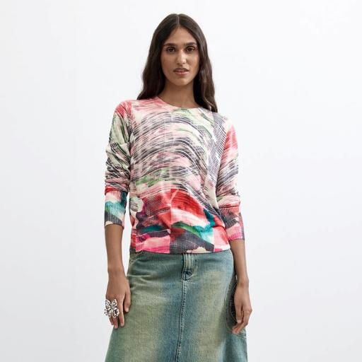 Desigual Jersey Glitch 26WWJF323049 [1]