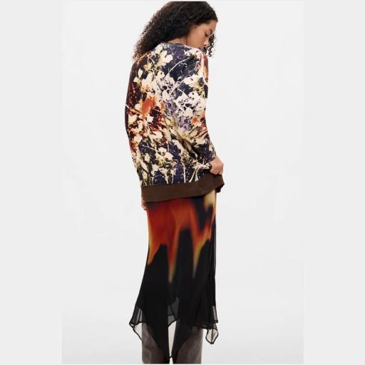 Desigual Jersey Jacquard Camuflage 26WWJF428018 [4]