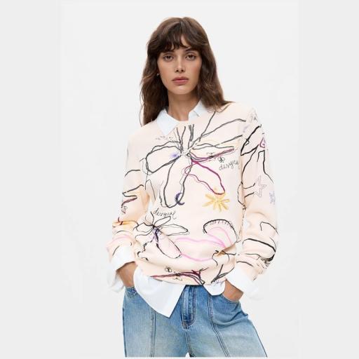 Desigual Sudadera Rodas 26WWSK061000 [0]