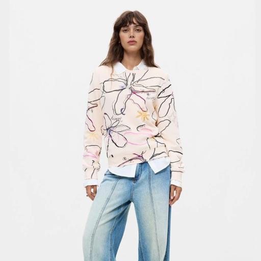 Desigual Sudadera Rodas 26WWSK061000 [1]