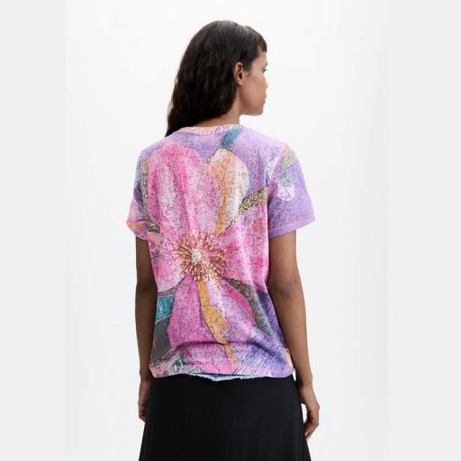 Desigual camiseta Flor 26WWTK333066 [3]