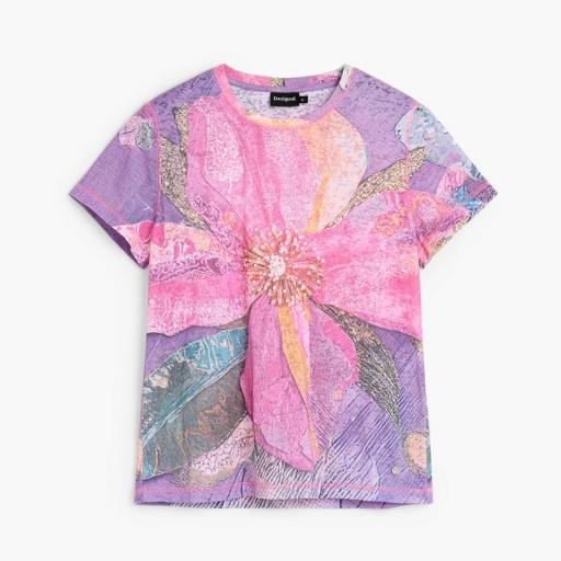 Desigual camiseta Flor 26WWTK333066 [4]