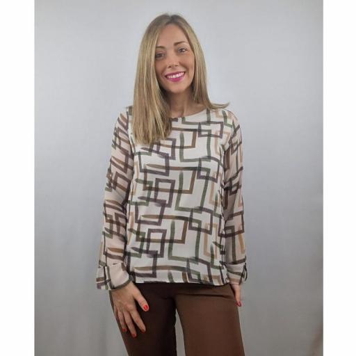 Cottonissimo Blusa Mujer Cuadros 291 [1]