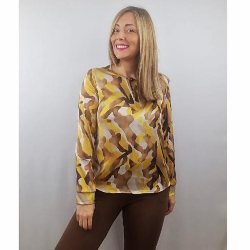 Cottonissimo Blusa Mujer Estampado Bola 306 [0]