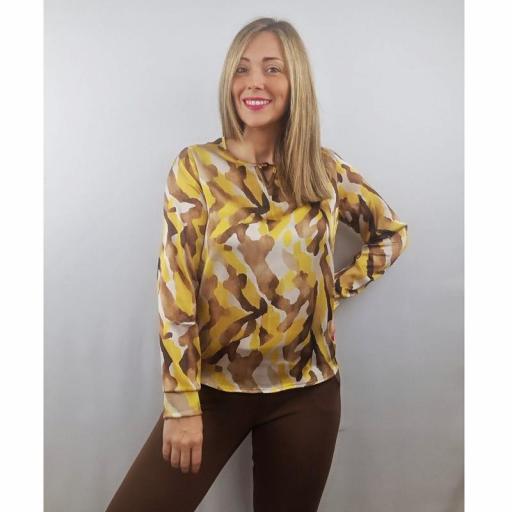 Cottonissimo Blusa Mujer Estampado Bola 306 [1]