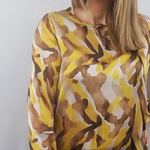 Cottonissimo Blusa Mujer Estampado Bola 306 [2]